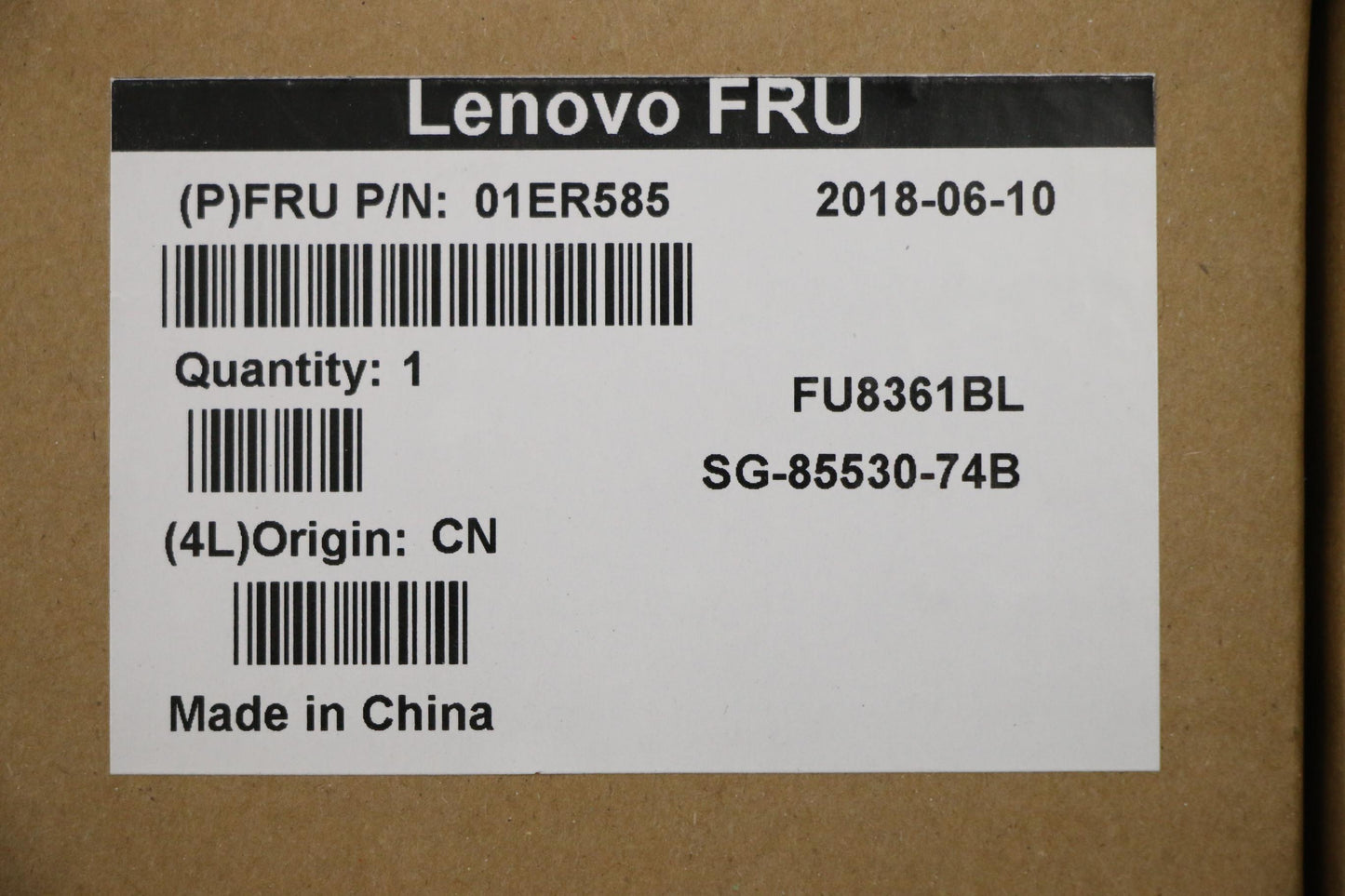 Lenovo Kb Sg-85530-74A Las Lts-1 Bl S - 01ER585