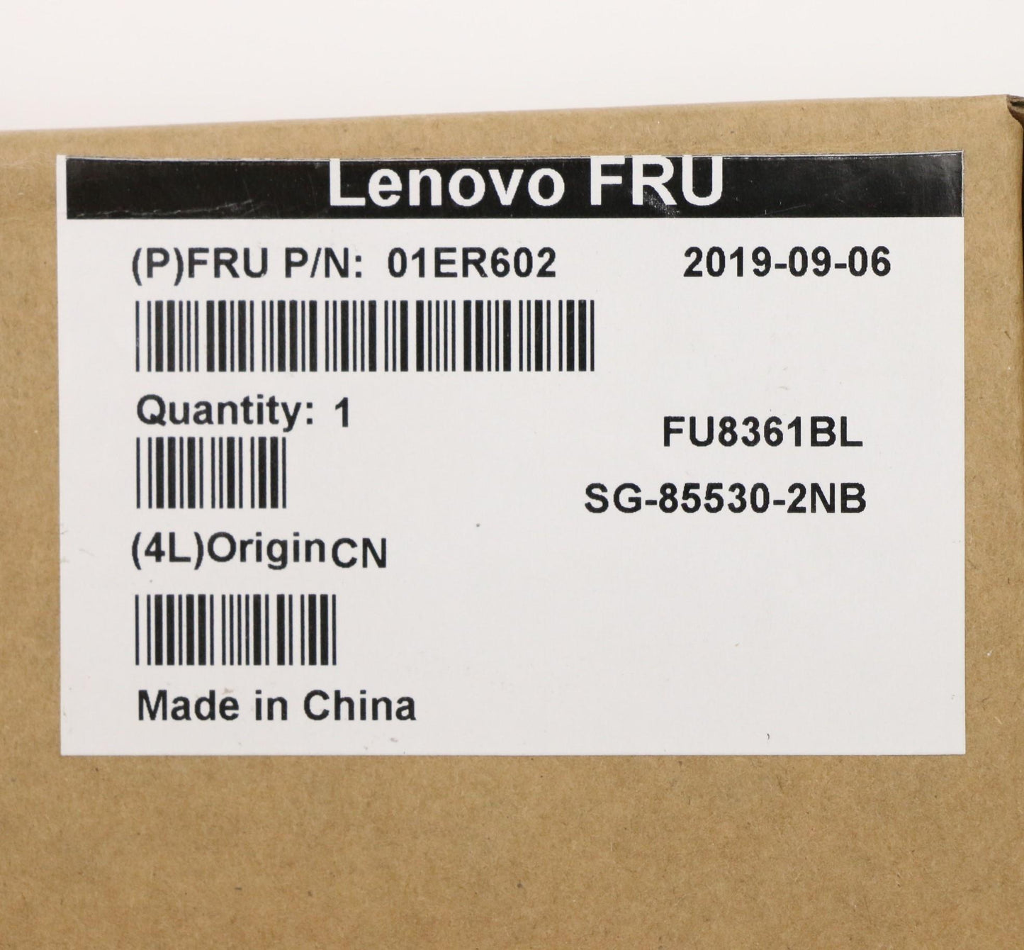 Lenovo Kb Sg-85530-2Na No Lts-1 Bl Sn - 01ER602