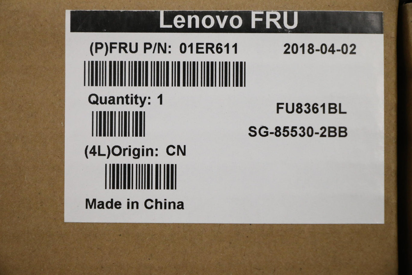 Lenovo Kb Sg-85530-2Ba Uk Lts-1 Bl 10 - 01ER611