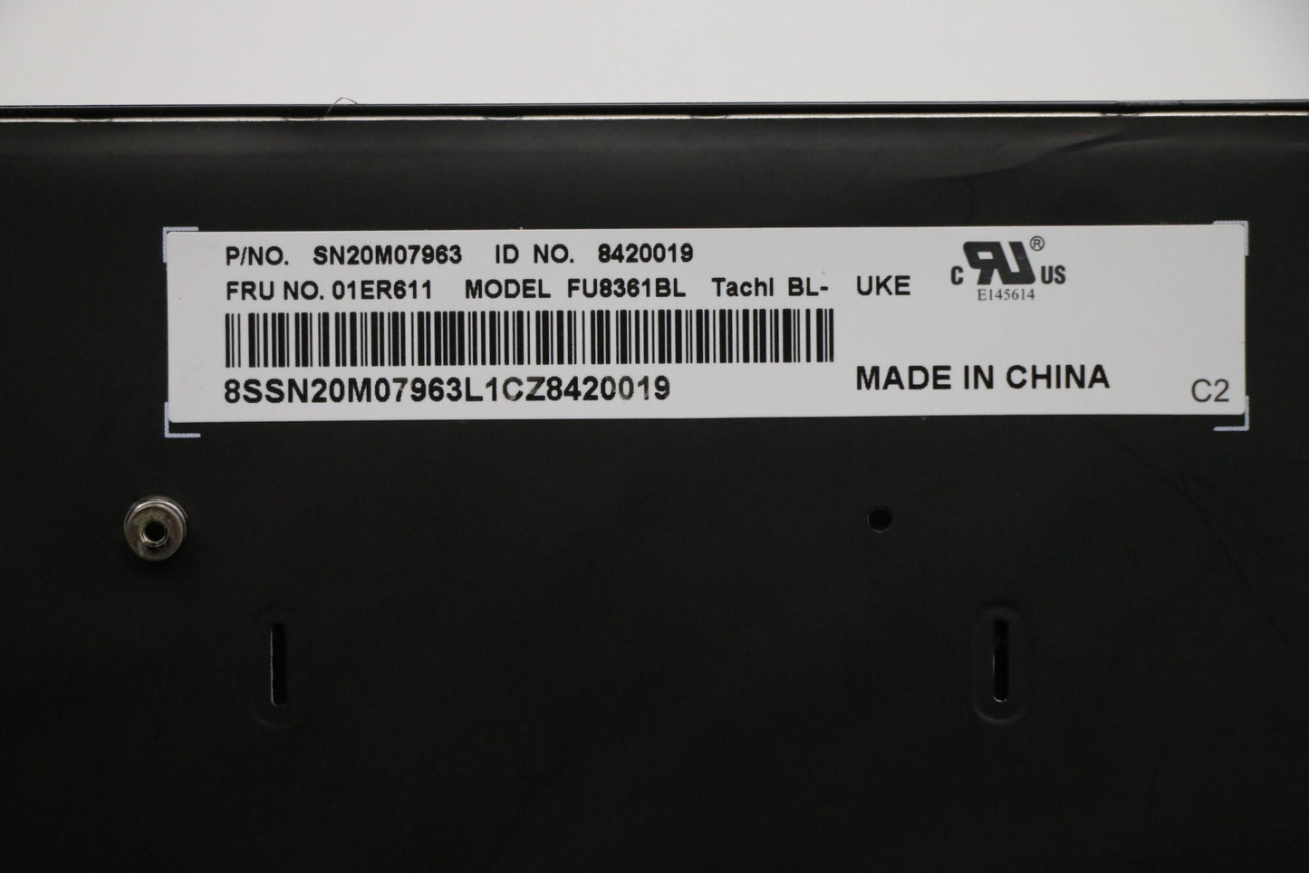 Lenovo Kb Sg-85530-2Ba Uk Lts-1 Bl 10 - 01ER611
