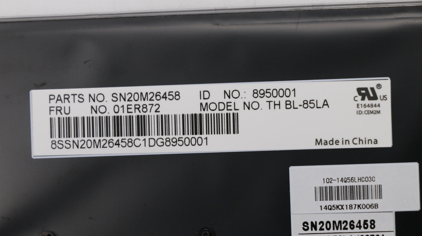 Lenovo Tho2 Chy Bl-Kb Sv Las - 01ER872