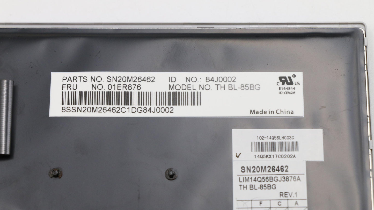 Lenovo Tho2 Chy Bl-Kb Sv Bg - 01ER876