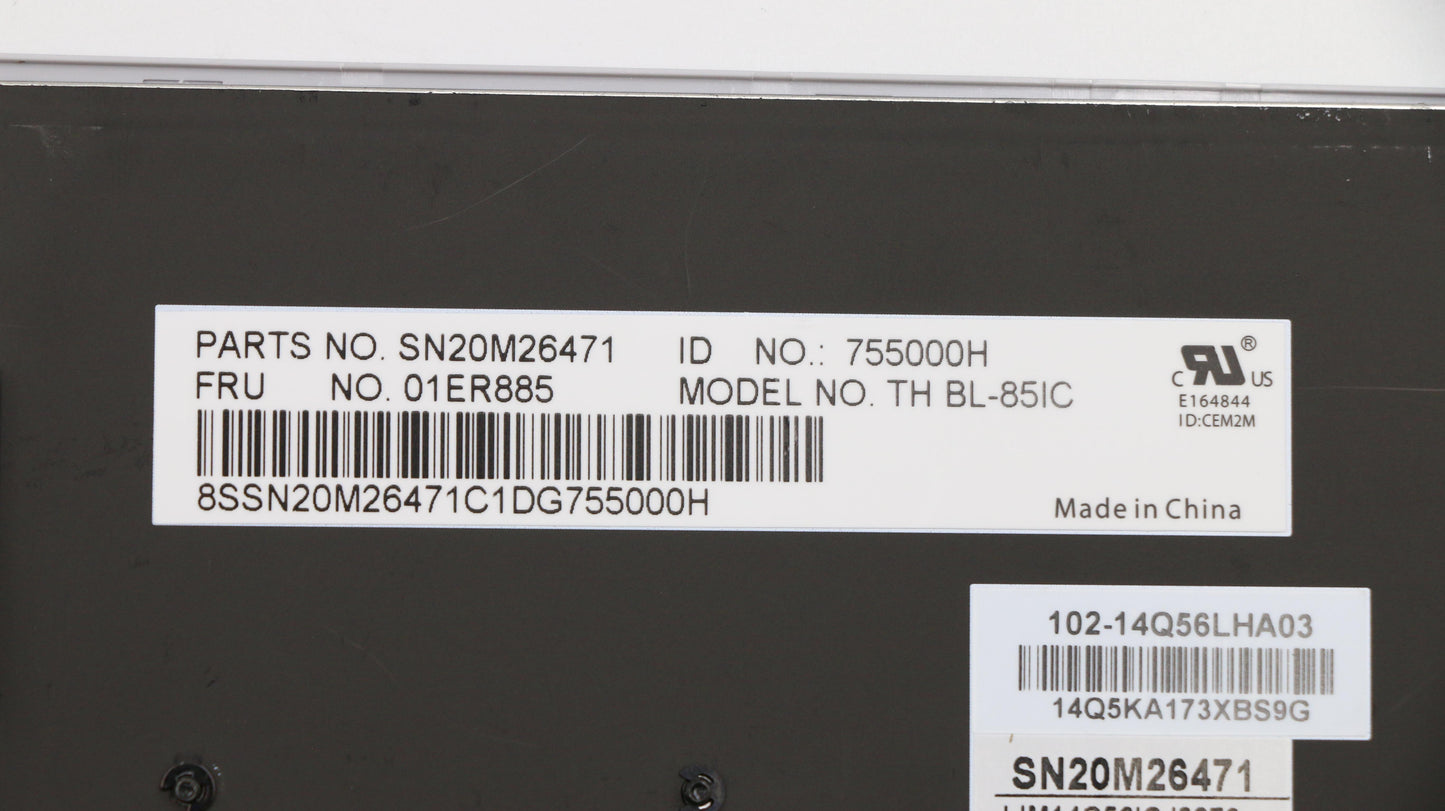 Lenovo Tho2 Chy Bl-Kb Sv Is - 01ER885