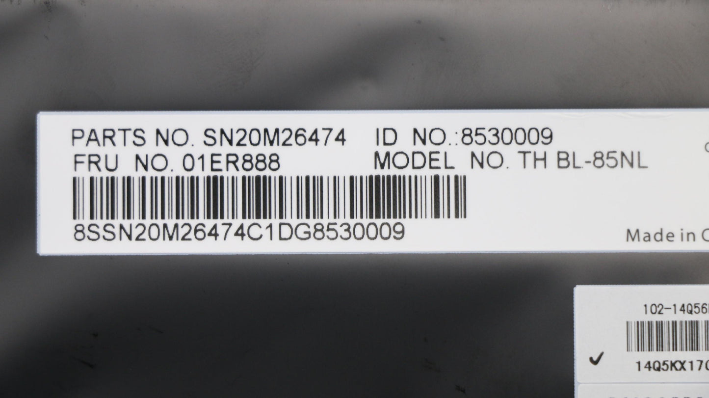 Lenovo Tho2 Chy Bl-Kb Sv Nl - 01ER888