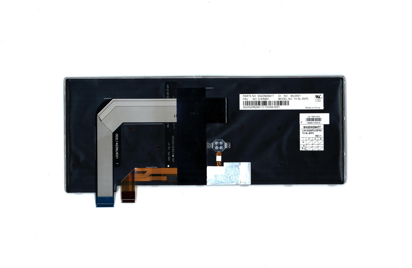 Lenovo Tho2 Chy Bl-Kb Sv Pt - 01ER891