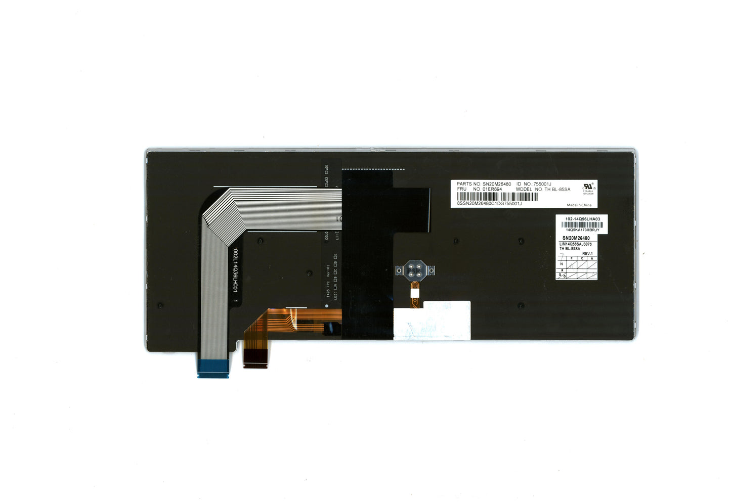 Lenovo Tho2 Chy Bl-Kb Sv Si - 01ER894