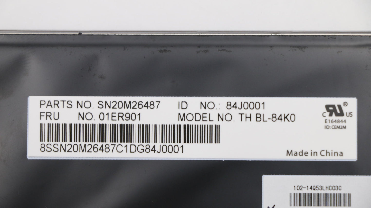 Lenovo Tho2 Chy Bl-Kb Sv Kr - 01ER901