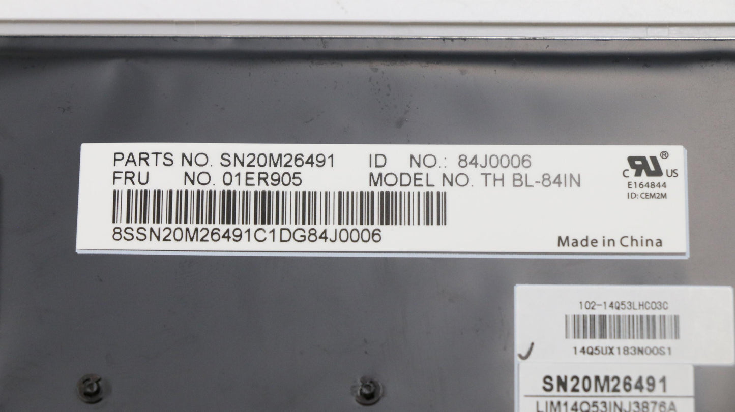 Lenovo Tho2 Chy Bl-Kb Sv In - 01ER905