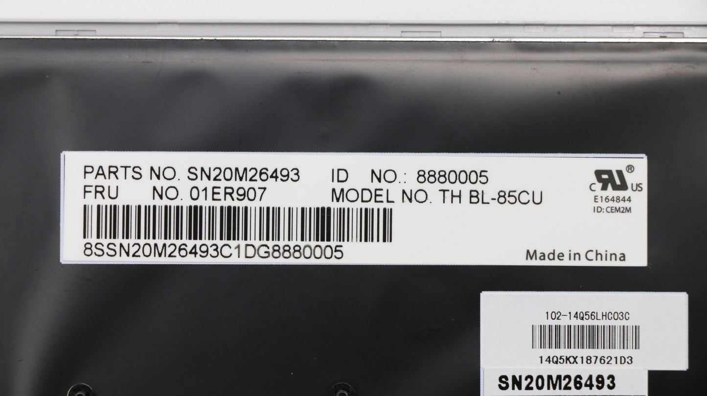 Lenovo Tho2 Chy Bl-Kb Sv Cfb - 01ER907