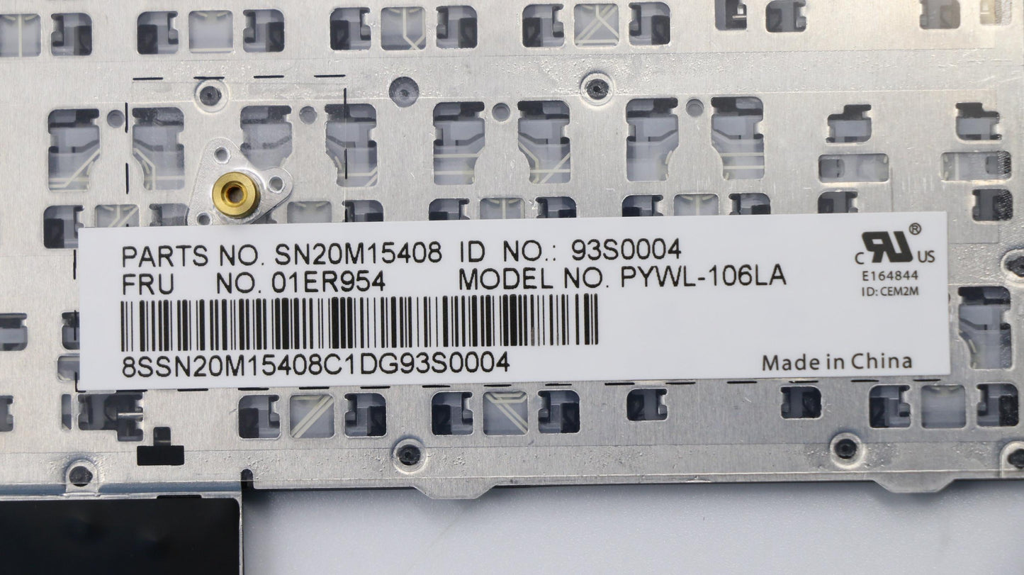 Lenovo Payton2Walter2 Nbl Kbd,Las,Chy - 01ER954