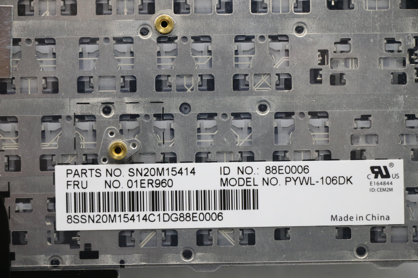 Lenovo Payton2Walter2 Nbl Kbd,Dk,Chy - 01ER960