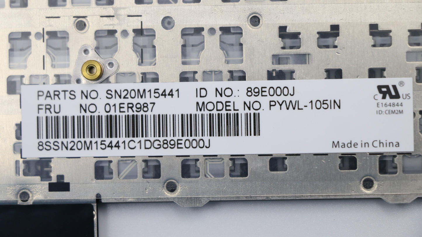 Lenovo Payton2Walter2 Nbl Kbd,In,Chy - 01ER987