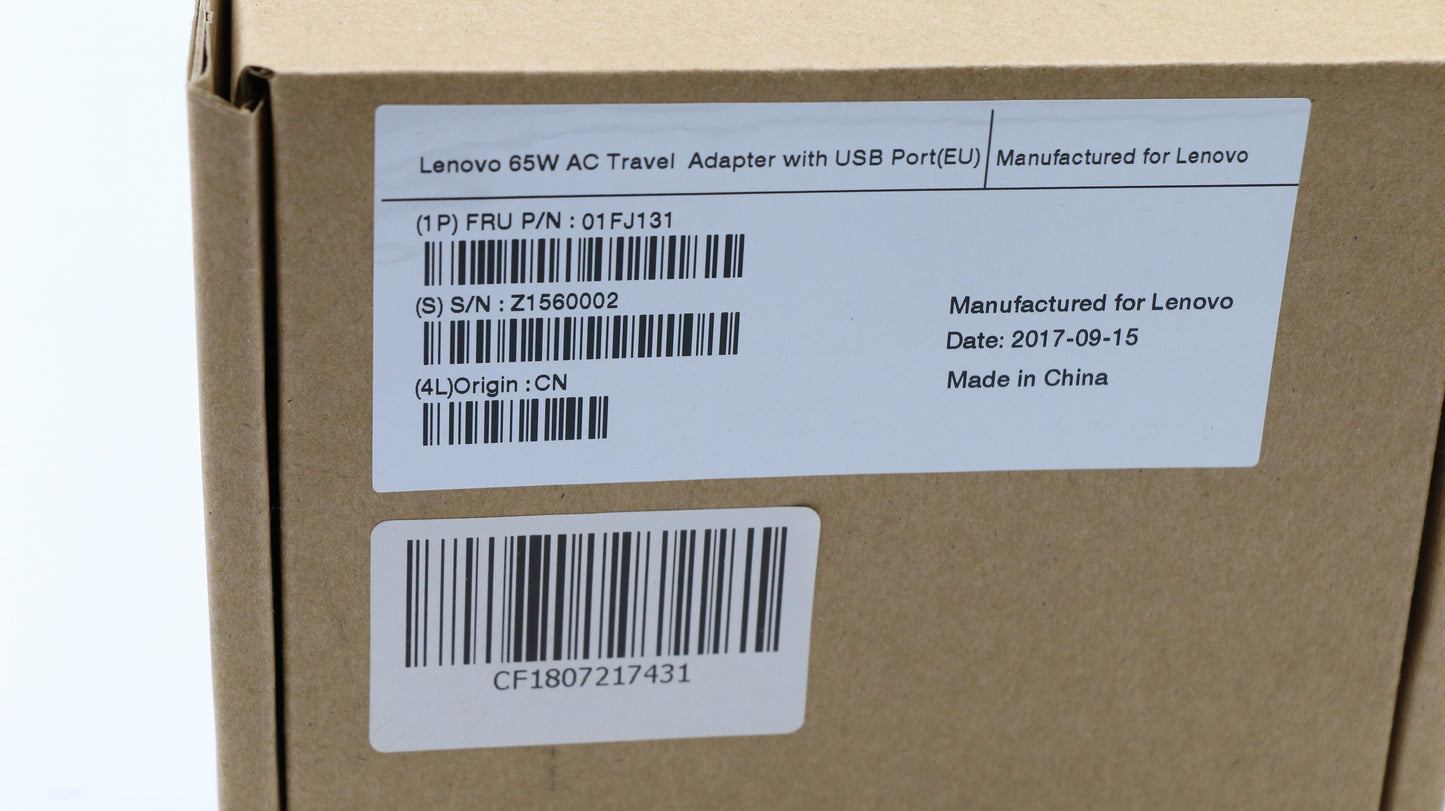 Lenovo 65W Usb Adapter R Eu Fru - 01FJ131
