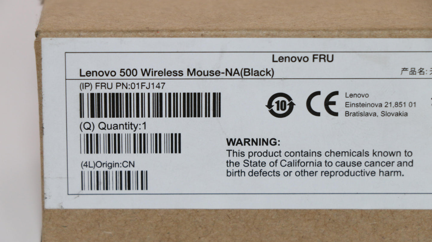 Lenovo Lenovo 500 Wireless Mouse-Na(B - 01FJ147
