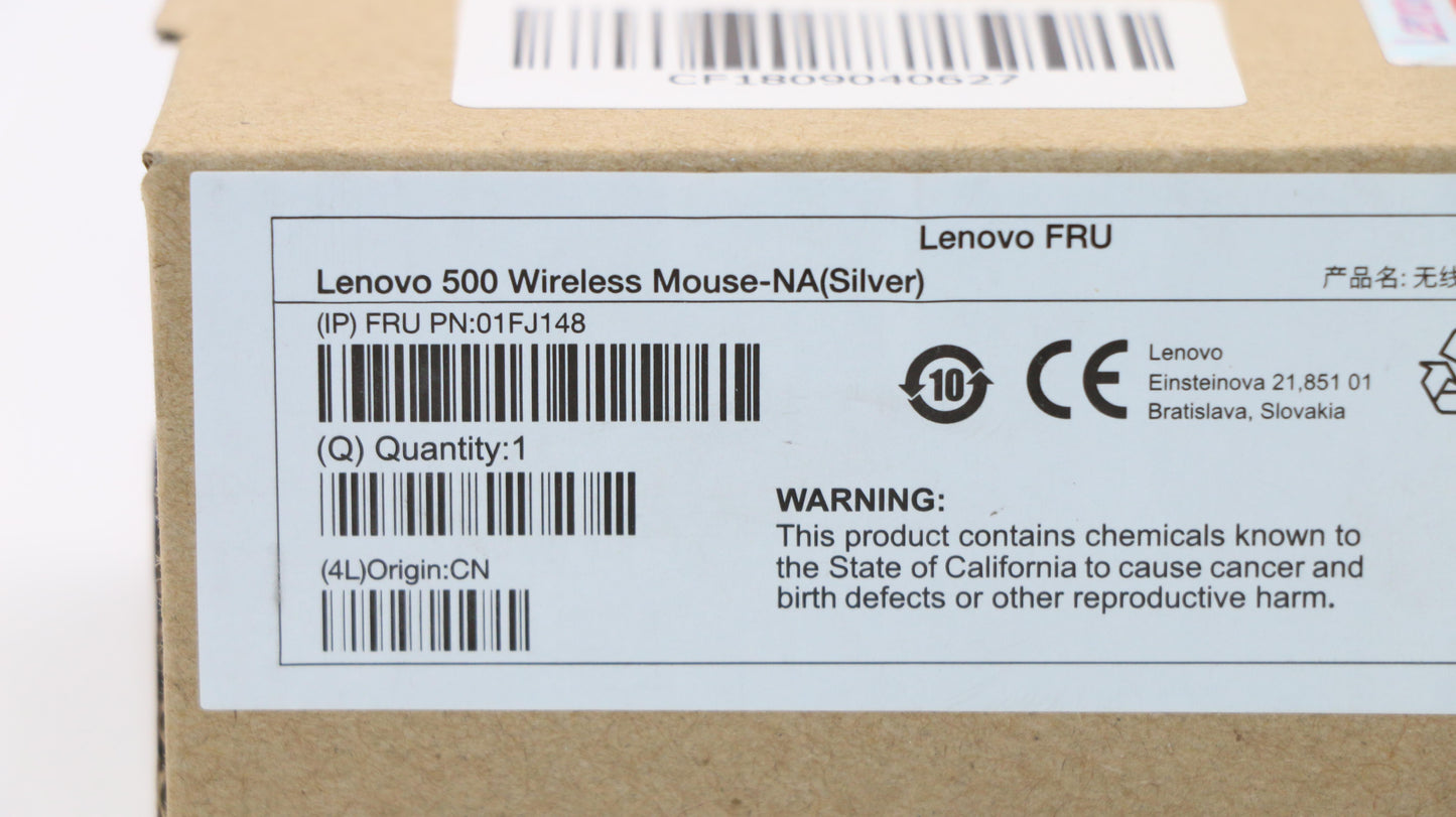 Lenovo Lenovo 500 Wireless Mouse-Na(S - 01FJ148
