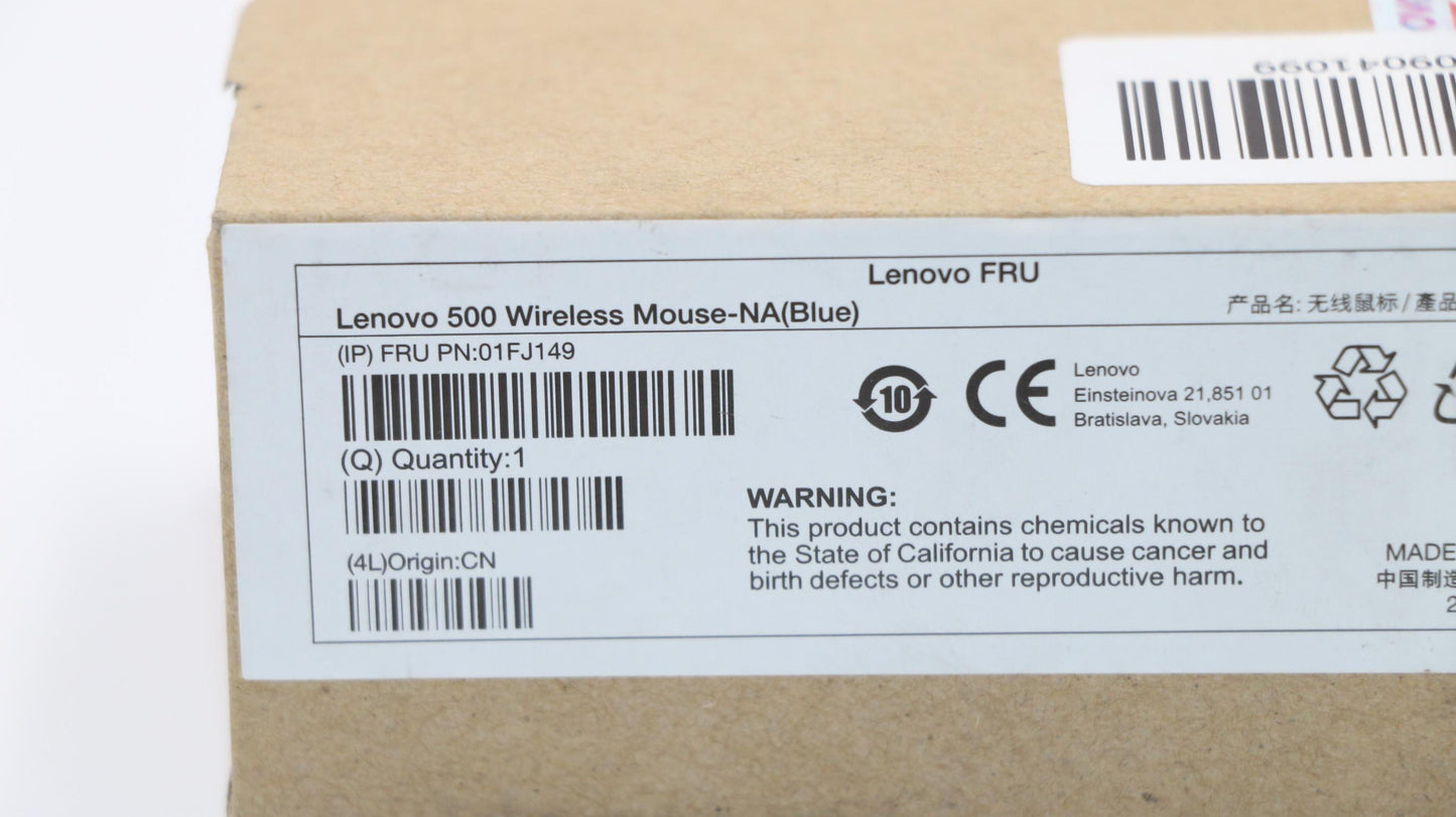 Lenovo Lenovo 500 Wireless Mouse-Na(B - 01FJ149