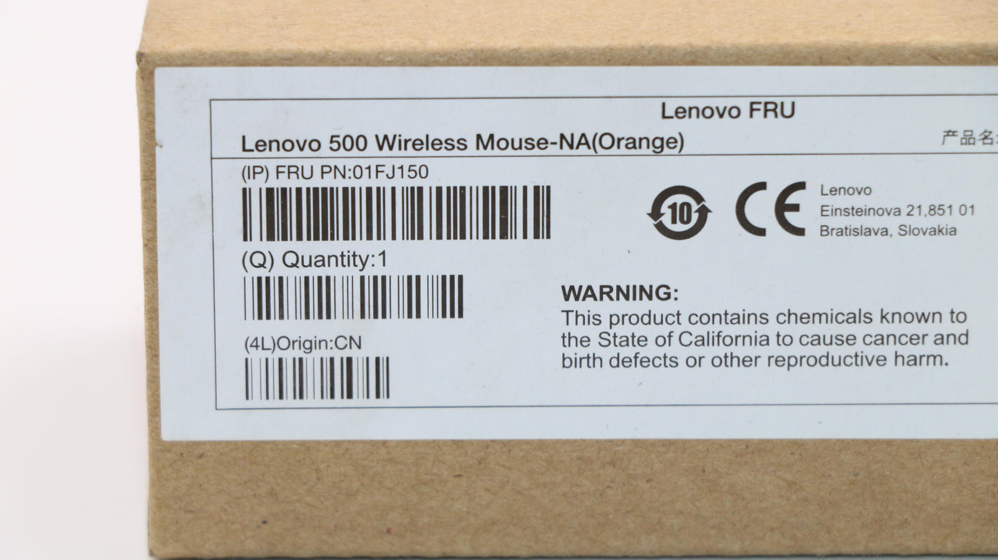 Lenovo Lenovo 500 Wireless Mouse-Na(O - 01FJ150