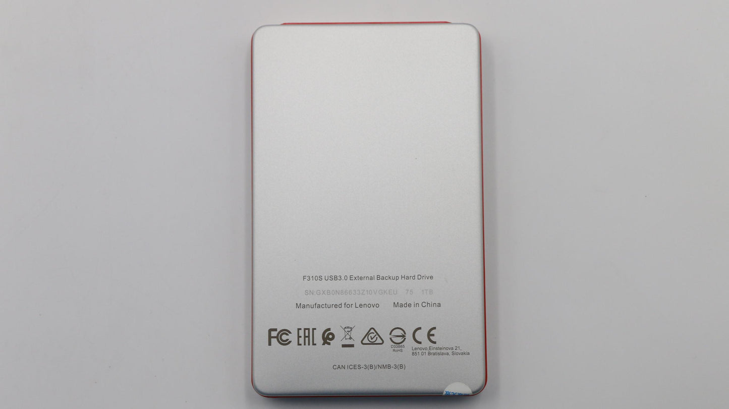 Lenovo F310S Hdd 1Tb Silver (Row) Fru - 01FJ190