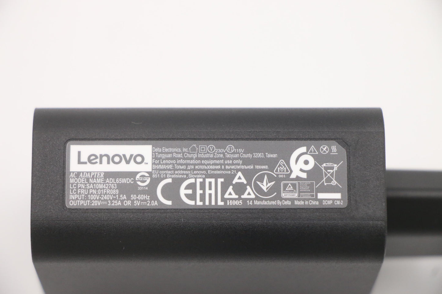 Lenovo Adl65Wdc 20V/5V 3.25A 65W Coo - 01FR089