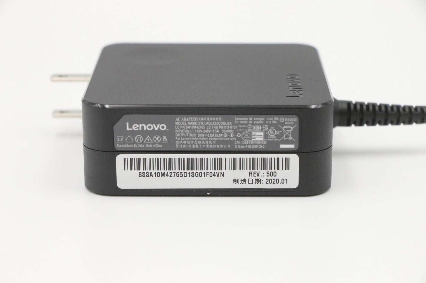 Lenovo Ac Adapter Adlx65Cdgu2A 20V3.2 - 01FR137