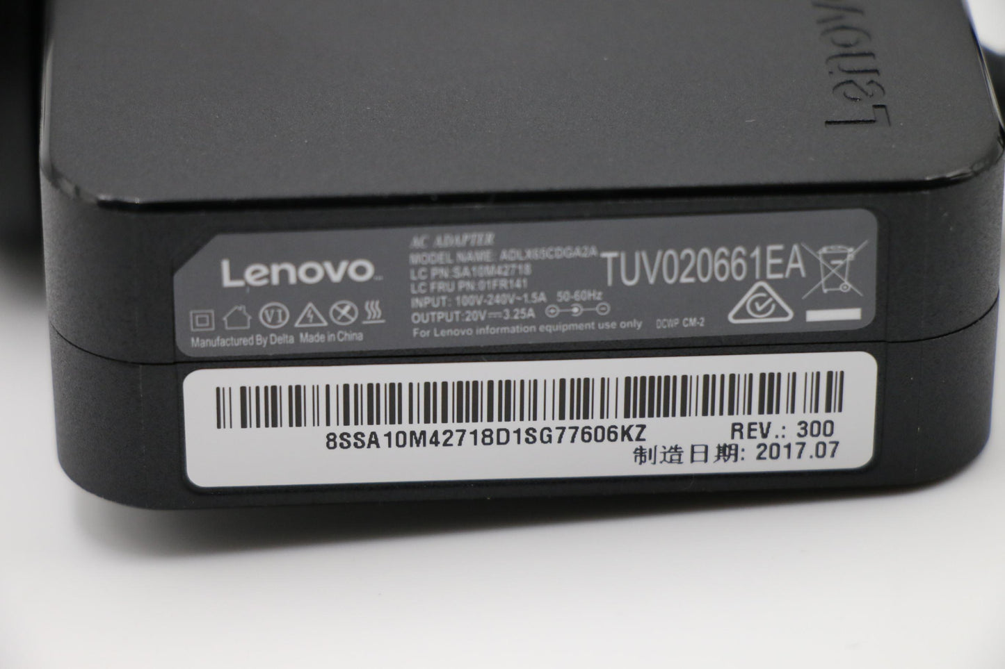 Lenovo Ac Adapter Adlx65Cdga2A 20V3.2 - 01FR141