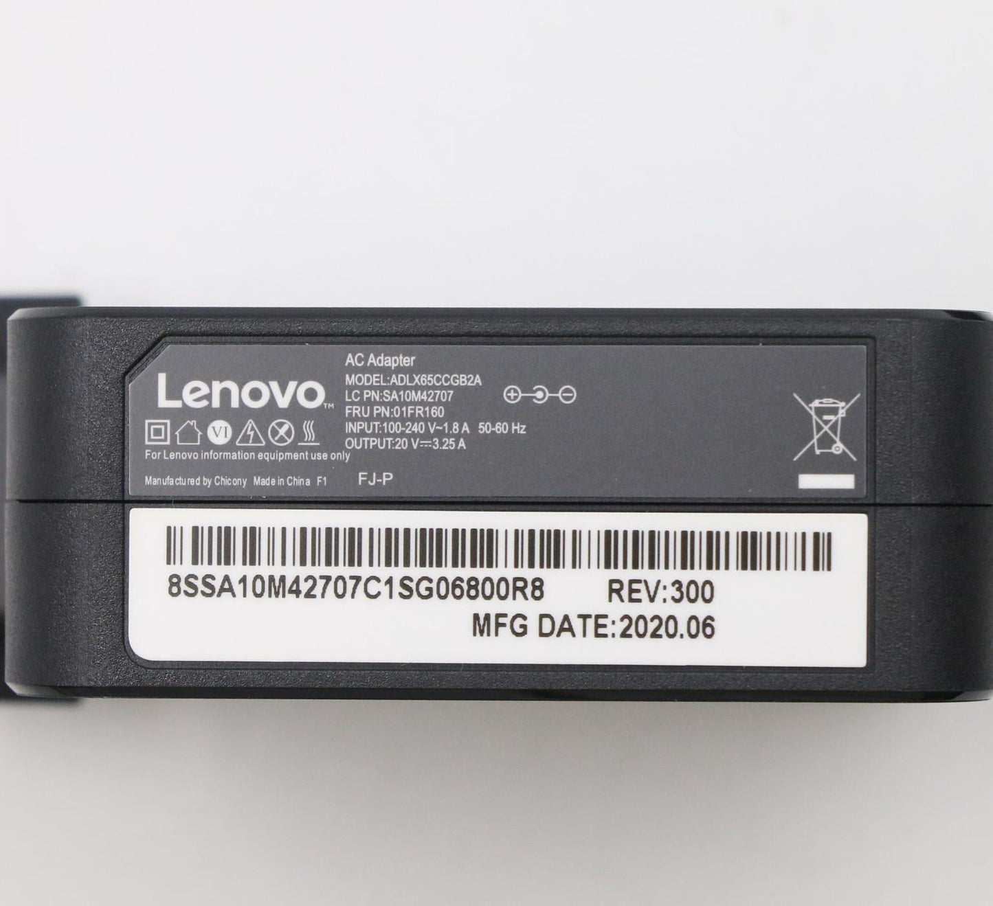 Lenovo Ac Adapter Adlx65Ccgb2A 20V3.2 - 01FR160