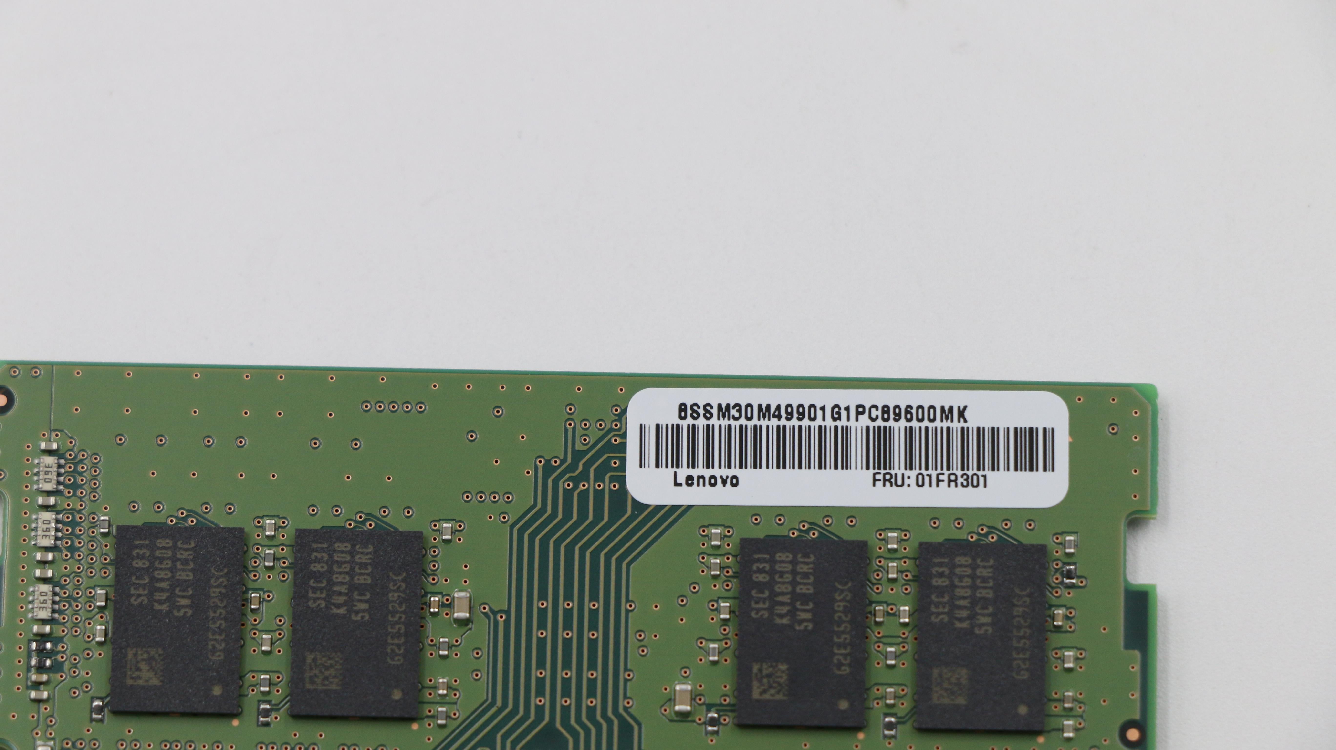 Lenovo Memory 8G Ddr4 2400 Sodimm - 01FR301– LenovoPart