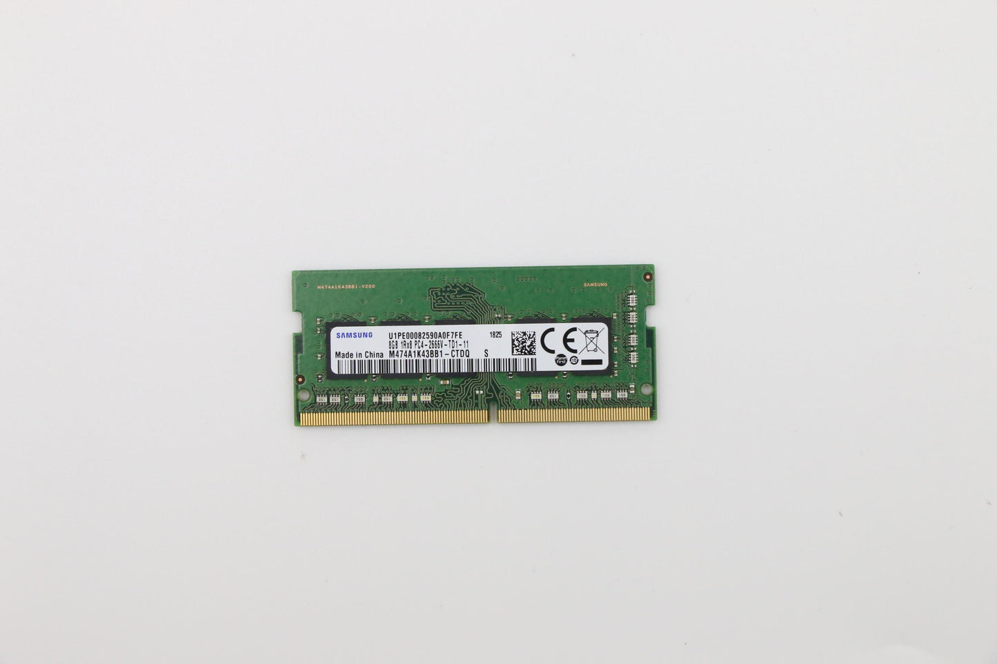 Lenovo (01FR318) MEMORY, 8G, DDR4, 2666, SODIMM, ECC, Samsung