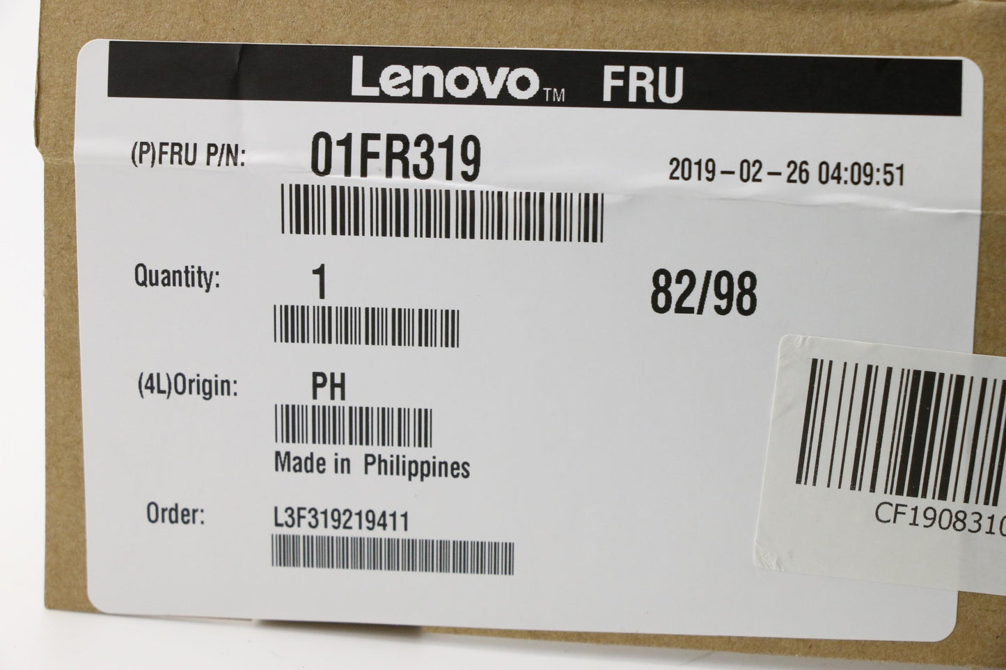 Lenovo Memory - 01FR319