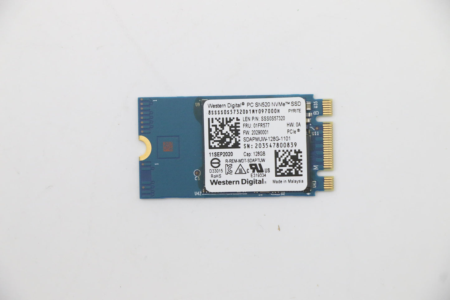 Lenovo Sdk1101128Gm.2Pcie2242Ssd - 01FR577