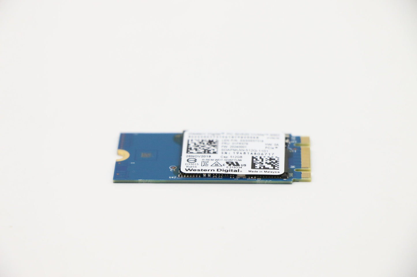 Lenovo (01FR579) 512GB SSD, M.2, 2242, PCIe 3x2, Sandisk