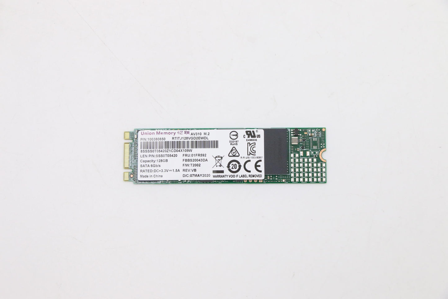 Lenovo Umis Av310 128G M.2 Sata 2280 - 01FR592