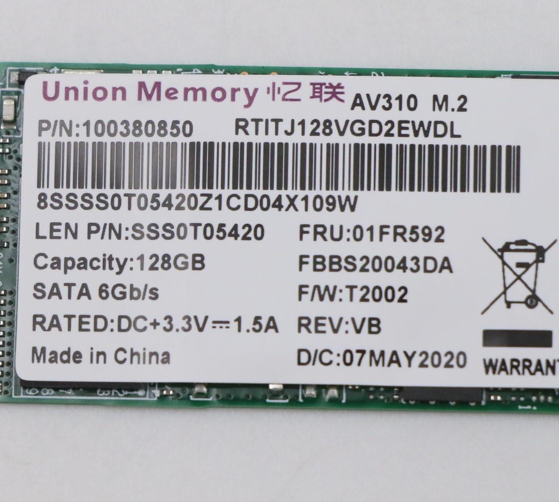 Lenovo Umis Av310 128G M.2 Sata 2280 - 01FR592