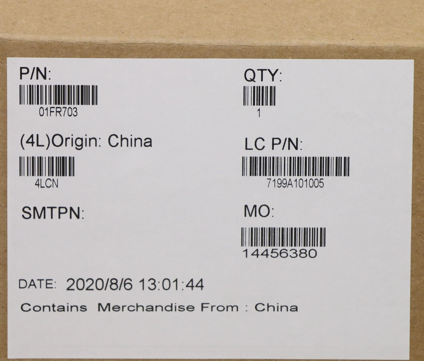 Lenovo Wcm Esp221B07B5 D9.5 Pen Pro - 01FR703