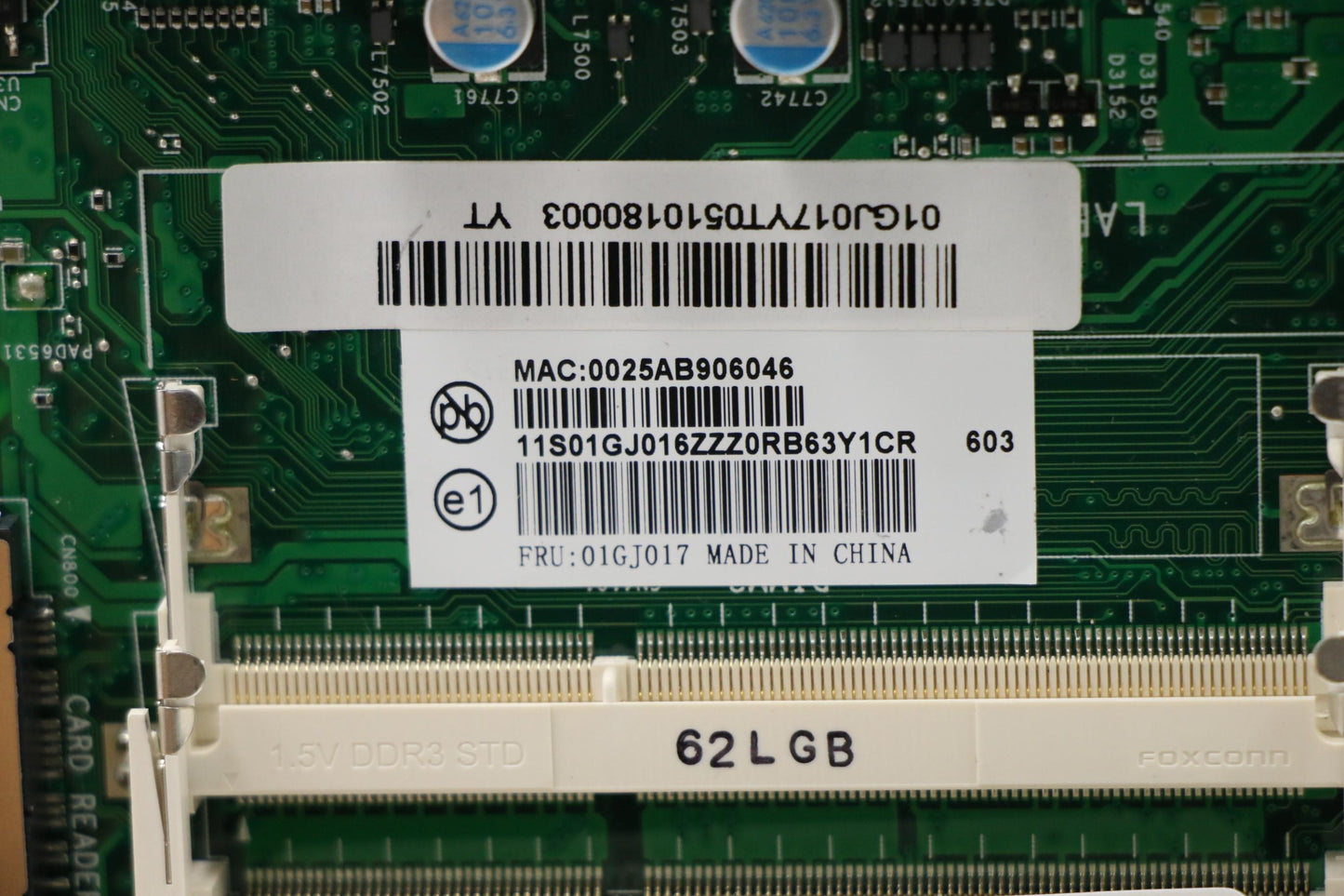 Lenovo 01GJ017 Pl System Boards