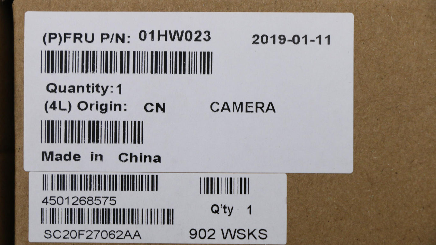 Lenovo Camera Ir Chicony - 01HW023