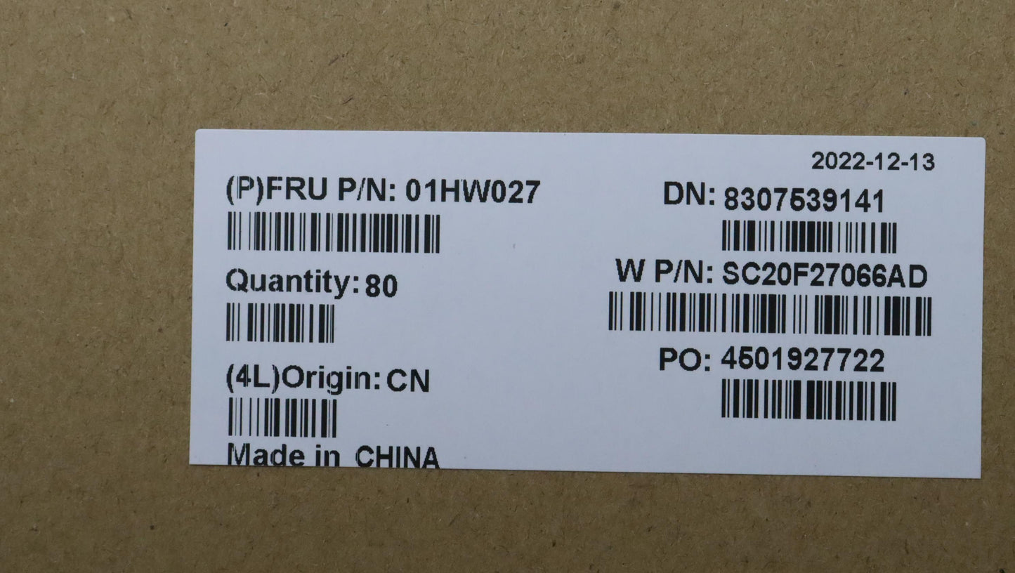 Lenovo Camera,720P,Front,2Mic,Wtb,Bsn - 01HW027