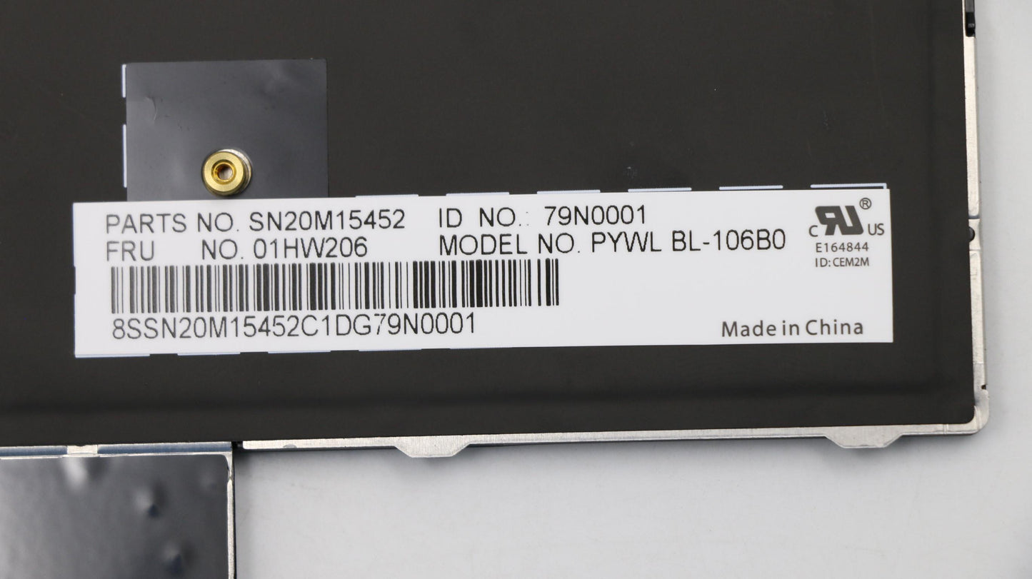 Lenovo Payton2Walter2 Bl Kbd,Be,Chy - 01HW206