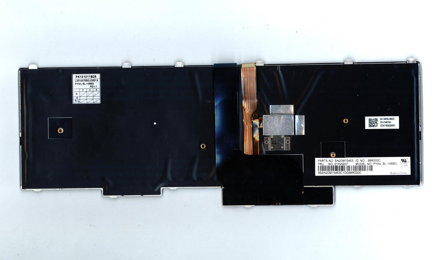 Lenovo Payton2Walter2 Bl Kbd,Bg,Chy - 01HW207