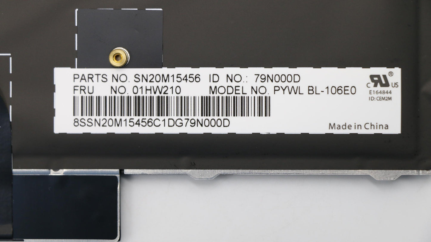 Lenovo Payton2Walter2 Bl Kbd,Es,Chy - 01HW210