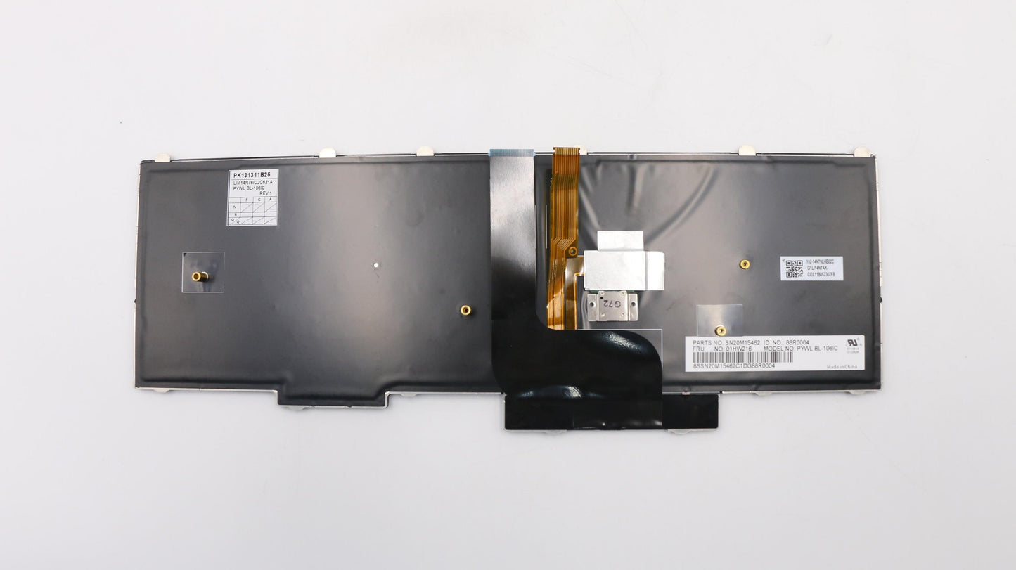 Lenovo Payton2Walter2 Bl Kbd,Is,Chy - 01HW216