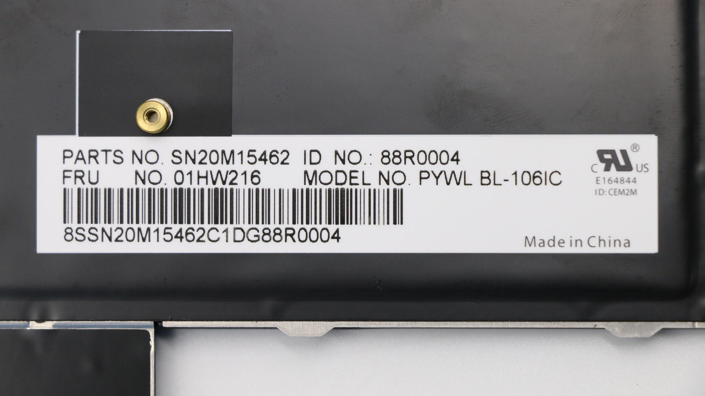 Lenovo Payton2Walter2 Bl Kbd,Is,Chy - 01HW216