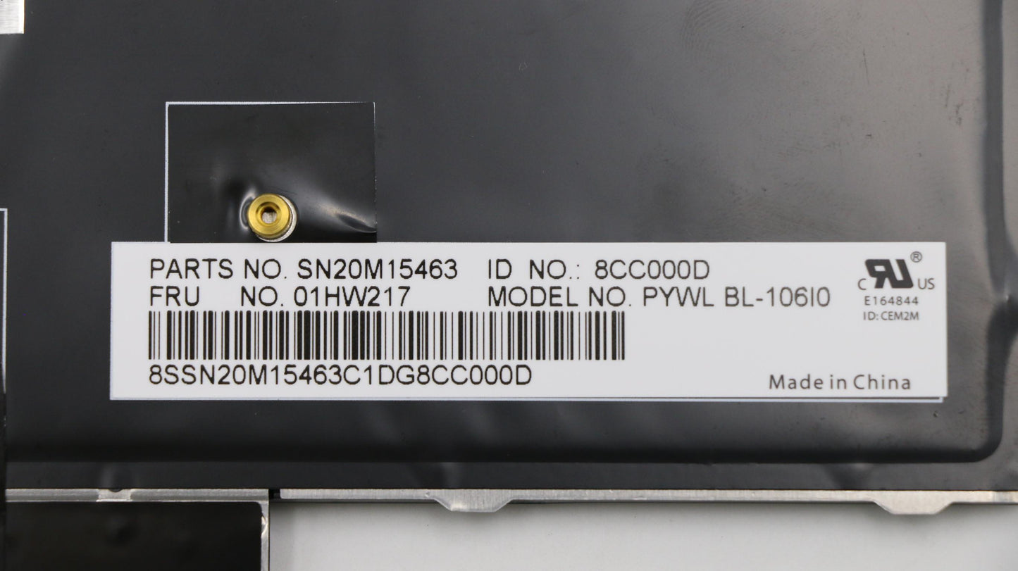 Lenovo Payton2Walter2 Bl Kbd,It,Chy - 01HW217