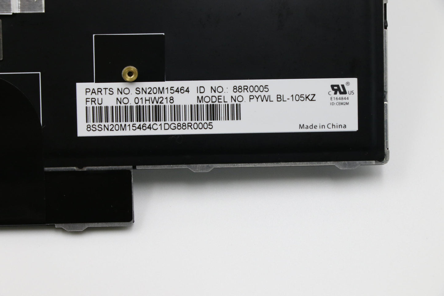 Lenovo Payton2Walter2 Bl Kbd,Kz,Chy - 01HW218