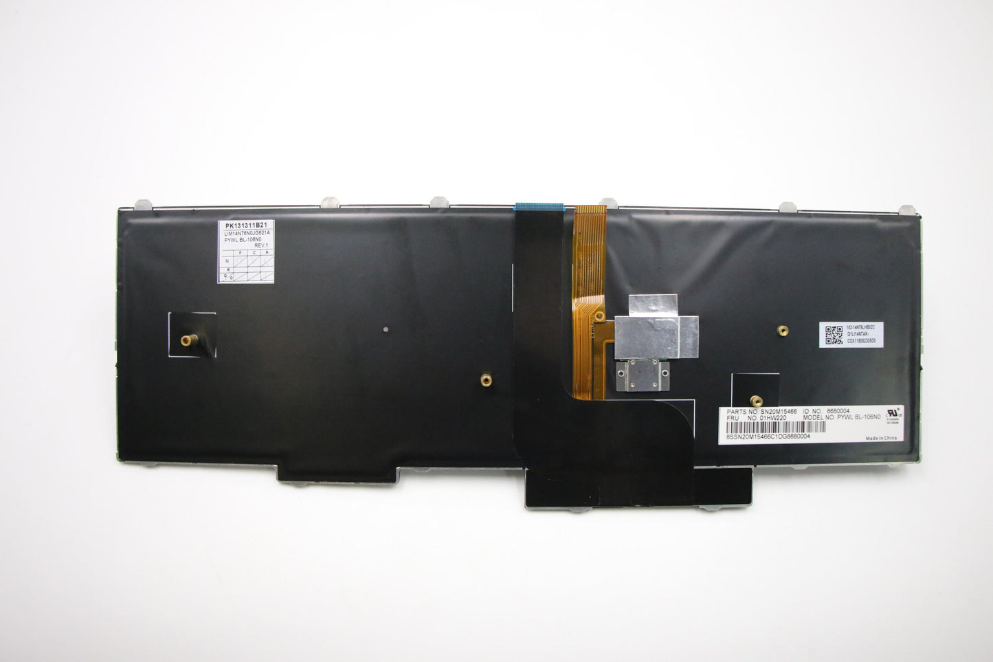 Lenovo Payton2Walter2 Bl Kbd,No,Chy - 01HW220