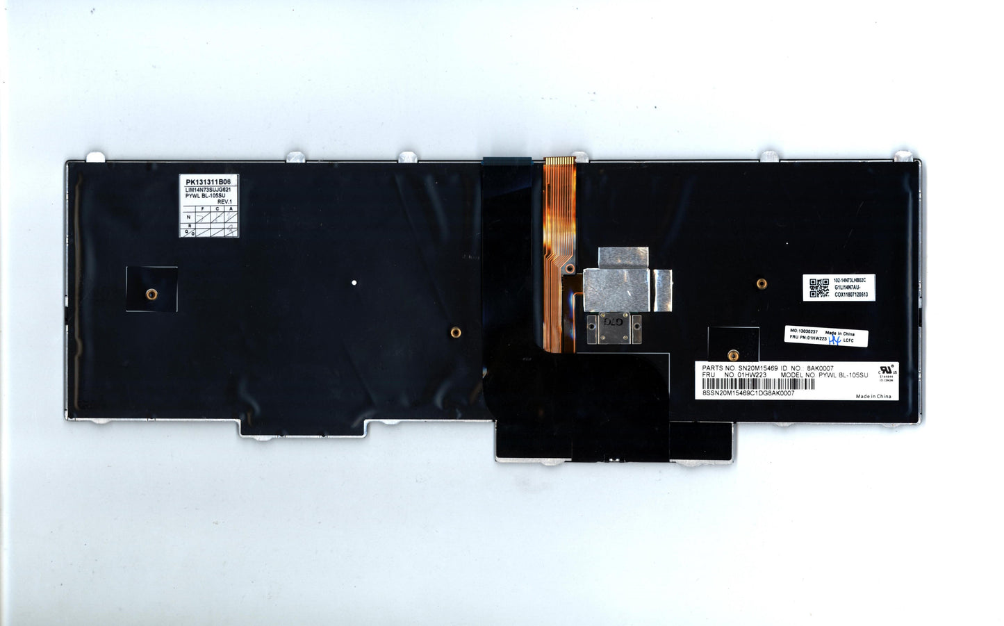 Lenovo Payton2Walter2 Bl Kbd,Ru,Chy - 01HW223