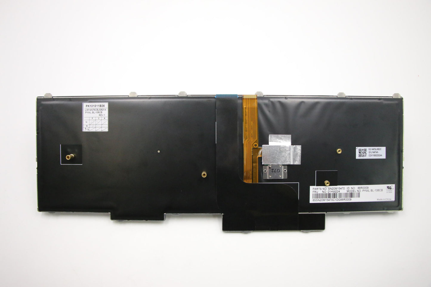 Lenovo Payton2Walter2 Bl Kbd,Sk,Chy - 01HW224