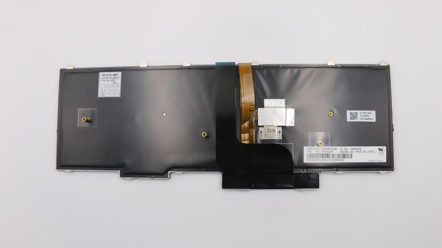 Lenovo Payton2Walter2 Bl Kbd,Th,Chy - 01HW234