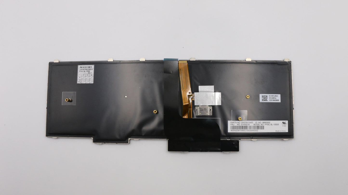 Lenovo Payton2Walter2 Bl Kbd,Lt,Chy - 01HW239