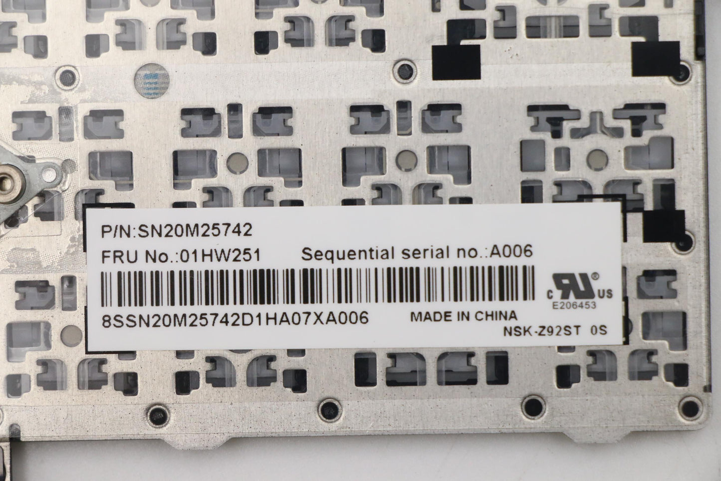 Lenovo Payton2Walter2 Nbl Kbd,Es,Dfn - 01HW251